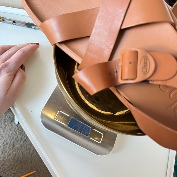 Chaco Townes Midform Leather Platform Sandal Brown SZ 7 NWOT - Picture 9 of 9